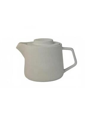 That! Dark Grey Coffee & Tea in One Ceramic Pot with Metal Screen Filter - NEW